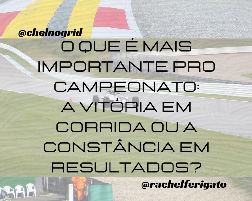 O que importa mais: A constância ou vencer&nbsp;corrida?